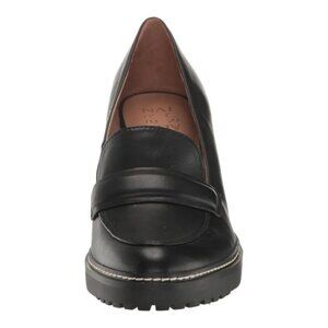 NEW Naturalizer Dabnney Slip-On Heeler Loafer Pump sz black 8.5 wide